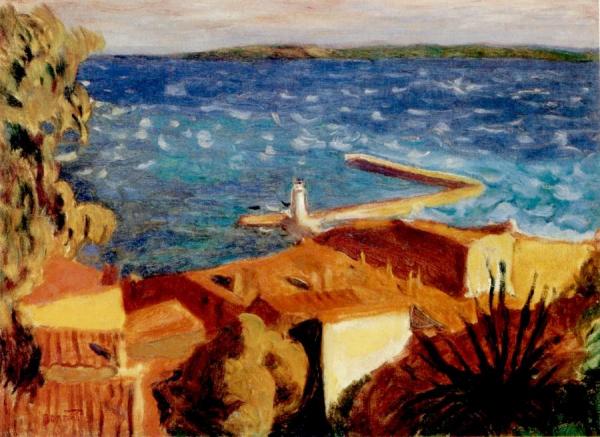 Small Mediterranean Port by Pierre Bonnard