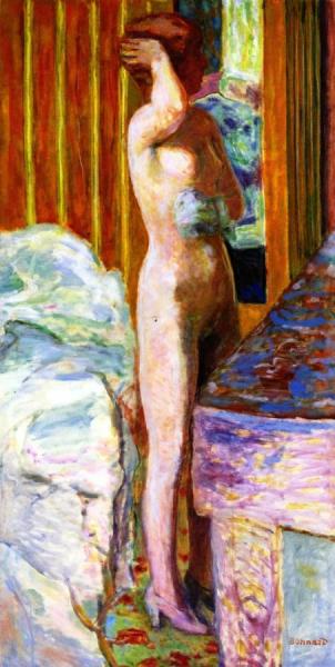 Standing Nude by Pierre Bonnard
