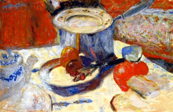 Still Life With A Saucepan by Pierre Bonnard