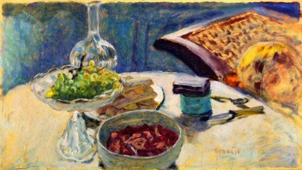 Still Life With Figure by Pierre Bonnard