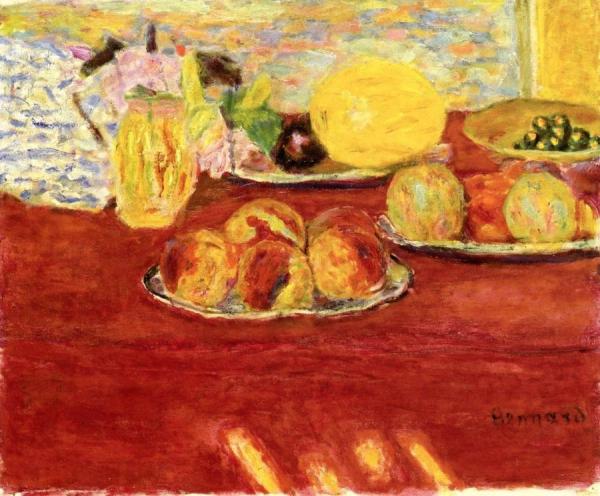 Still Life With Melon by Pierre Bonnard