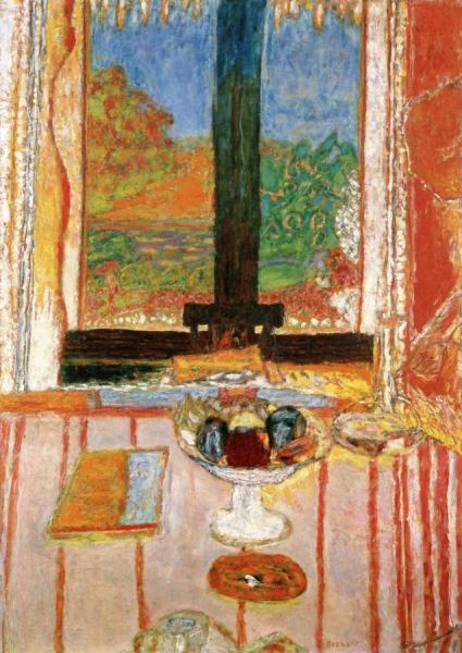 Table In Front Of The Window by Pierre Bonnard