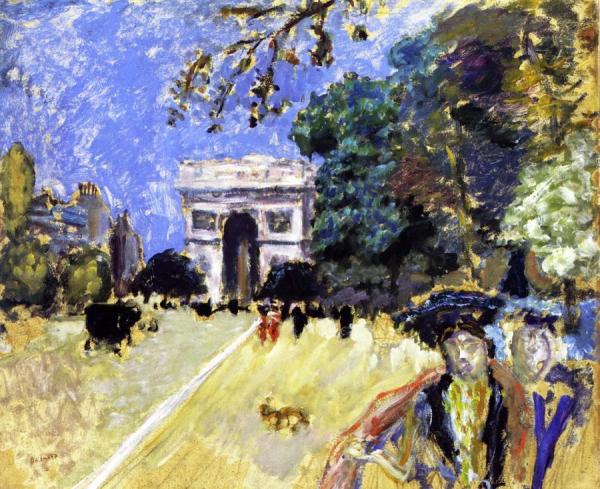 The Arc De Triomphe by Pierre Bonnard