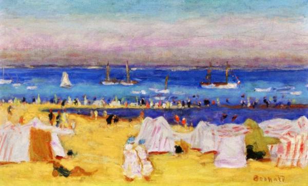 The Beach (arachon) by Pierre Bonnard
