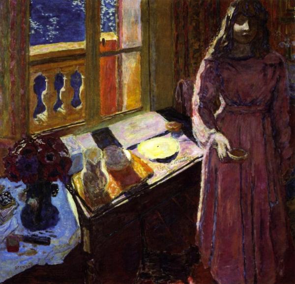 The Bowl Of Milk by Pierre Bonnard