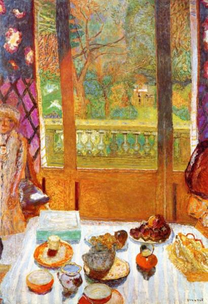 The Breakfast Room by Pierre Bonnard