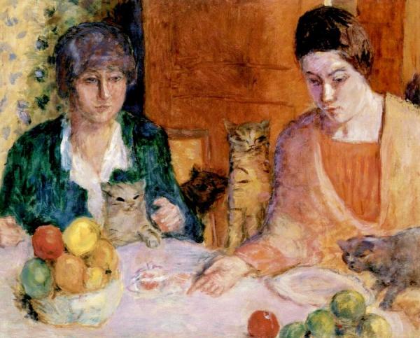The Cat's Lunch by Pierre Bonnard Oil Painting Reproductions