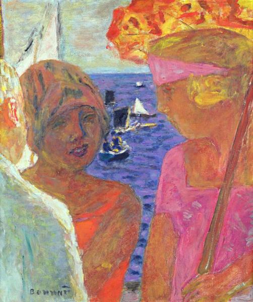 The Conversation At Arcachon by Pierre Bonnard