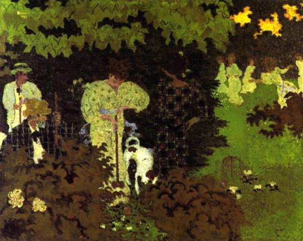 The Croquet Game by Pierre Bonnard