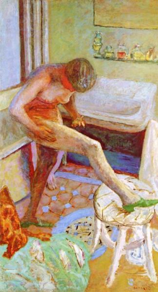 The Green Slipper by Pierre Bonnard