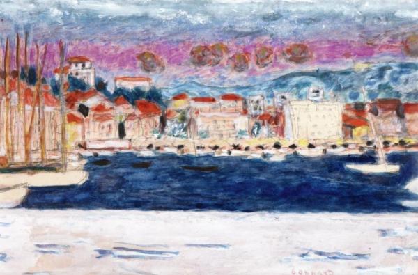 The Port At Cannes by Pierre Bonnard