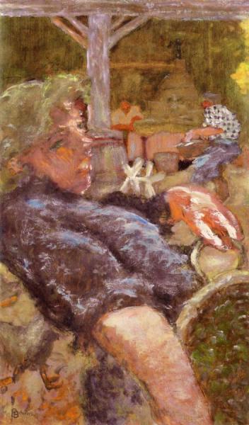 The Press At Grand-lamps by Pierre Bonnard
