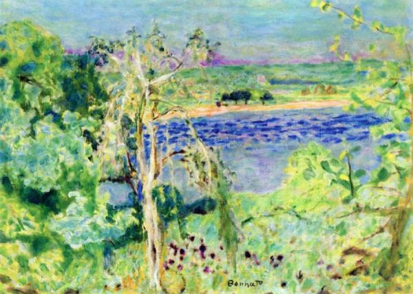 The Seine At Vernon by Pierre Bonnard