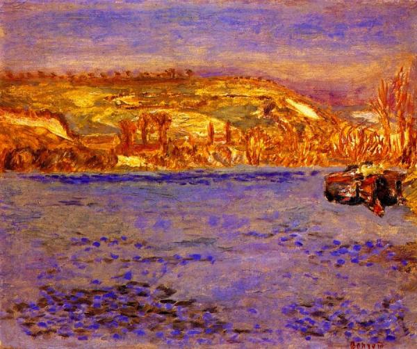 The Seine At Vernonnet by Pierre Bonnard