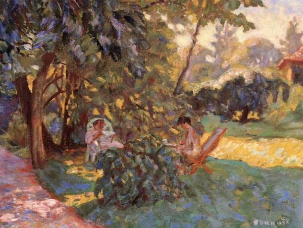 The Small Garden by Pierre Bonnard Oil Painting Reproductions