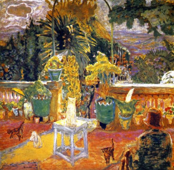The Terrace At Grasse by Pierre Bonnard