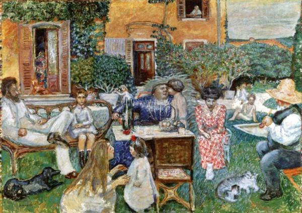 The Terrasse Family by Pierre Bonnard