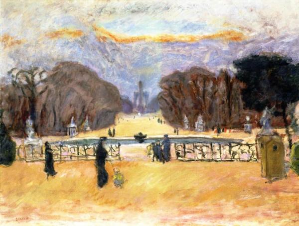 The Tuileries Garden by Pierre Bonnard