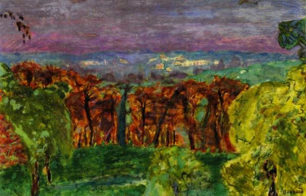 The Woods In Autumn by Pierre Bonnard
