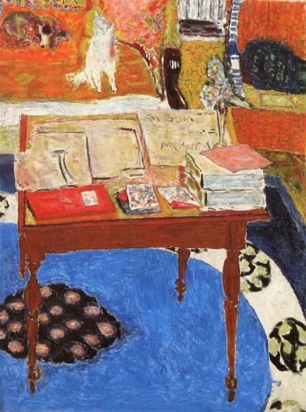 The Work Table by Pierre Bonnard