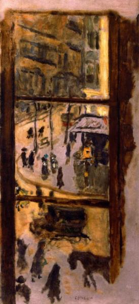 Through The Panes by Pierre Bonnard