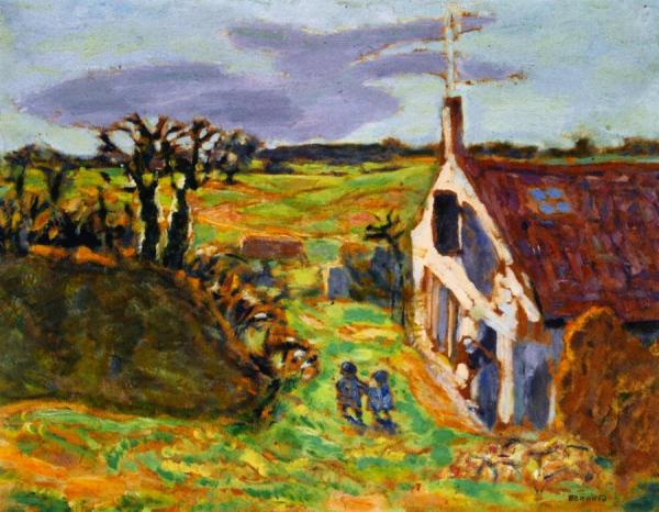 Two Children, Vernouillet by Pierre Bonnard