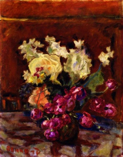 Vase Of Flowers by Pierre Bonnard Oil Painting Reproductions