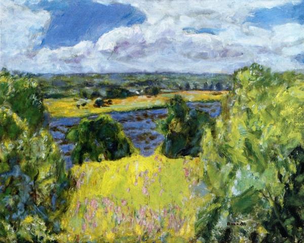 Vernon, Landscape Of The  Midi by Pierre Bonnard Oil Painting Reproductions