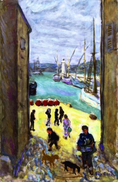 View Of The Port Of Saint-tropez by Pierre Bonnard