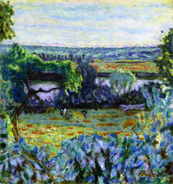 Waning Day, Vernon, Evening by Pierre Bonnard