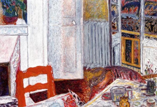 White Interior by Pierre Bonnard