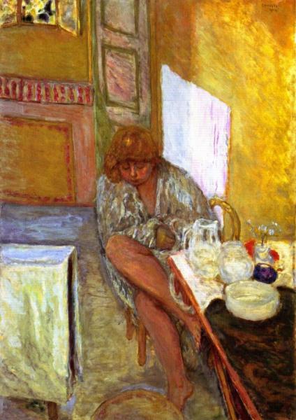 Woman In A Dressing Gown by Pierre Bonnard Oil Painting Reproductions