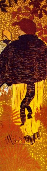 Woman In The Garden (panel 4) by Pierre Bonnard