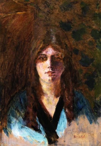 Woman's Head by Pierre Bonnard