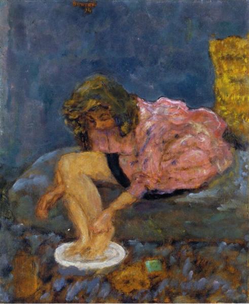 Woman Washing Her Feet by Pierre Bonnard