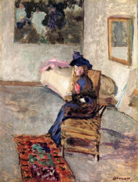 Woman With A Rose by Pierre Bonnard Oil Painting Reproductions