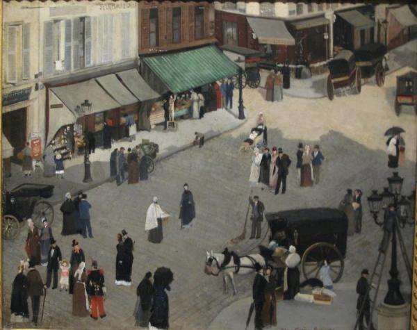 La Place Pigalle, Paris by Pierre Carrier-belleuse Oil Painting Reproductions