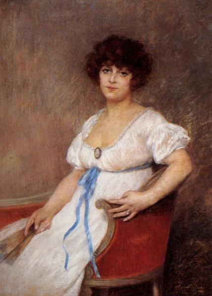Portrait Of A Lady by Pierre Carrier-belleuse