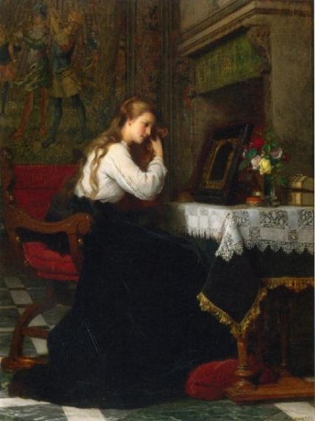 The Mirror by Pierre Charles Comte