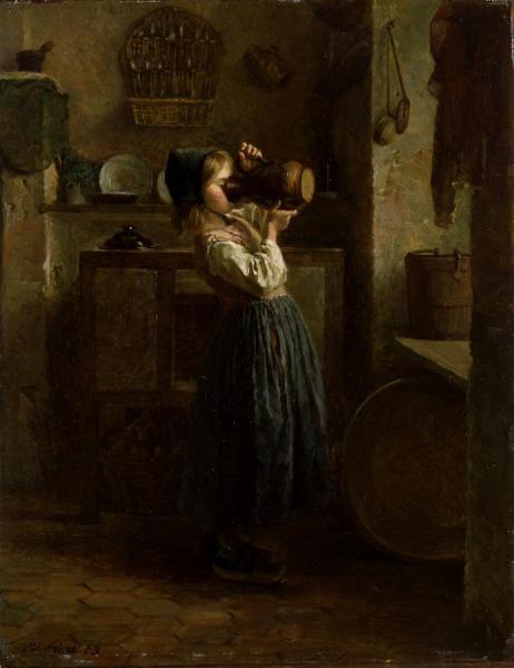 Helping Herself by Pierre Edouard Frère