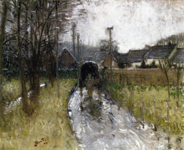 Pierre Eugène Montézin After The Rain In Monthulet