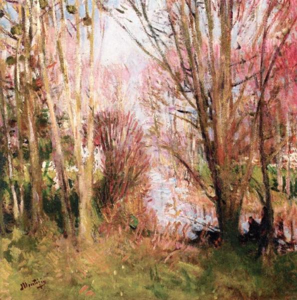 Banks Of The River by Pierre Eugène Montézin Oil Painting Reproductions