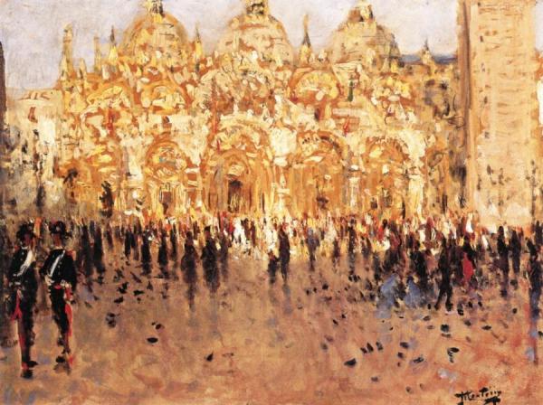 Basilica Di San Marcos by Pierre Eugène Montézin