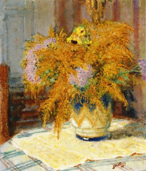 Bouquet Of Flowers by Pierre Eugène Montézin