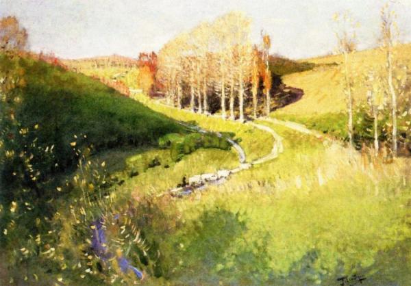 By The Stream by Pierre Eugène Montézin