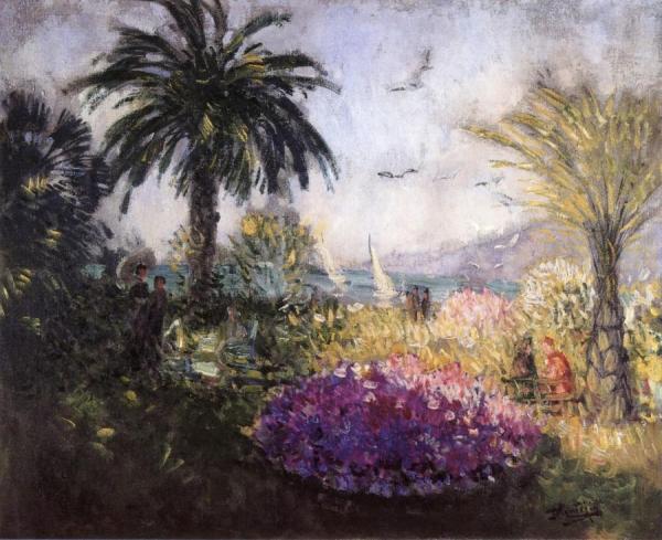 Cannes, La Croisette by Pierre Eugène Montézin