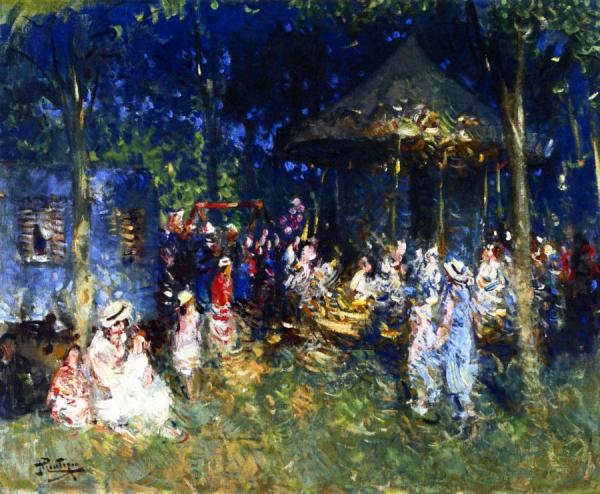 Carnival At Ménilmontant by Pierre Eugène Montézin