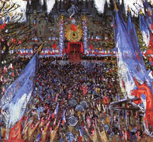 Festival Of The Liberation Of Paris by Pierre Eugène Montézin