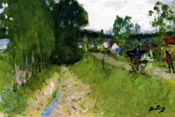 The Cart by Pierre Eugène Montézin