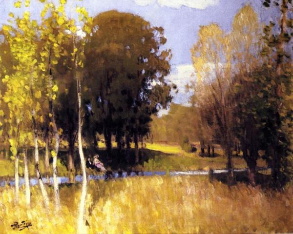 The Shepherd by Pierre Eugène Montézin